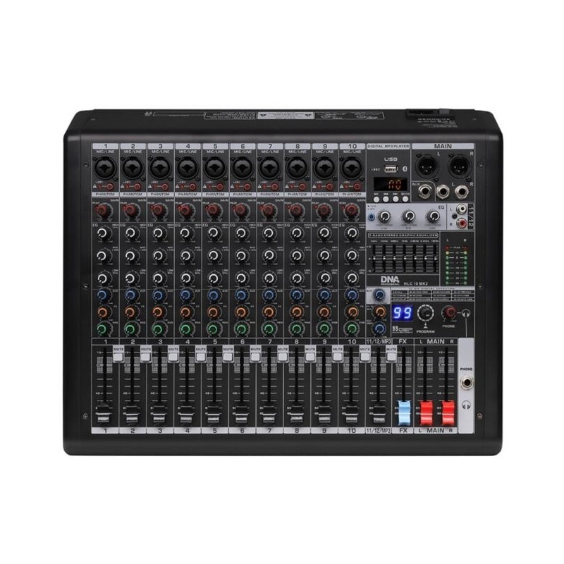 DNA HLC 10 MK2 analogowy mikser dźwięku 10 kanałów