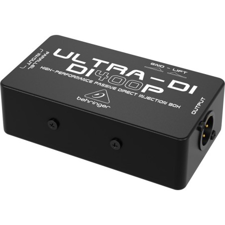 Behringer DI400P przełącznik audio Czarny