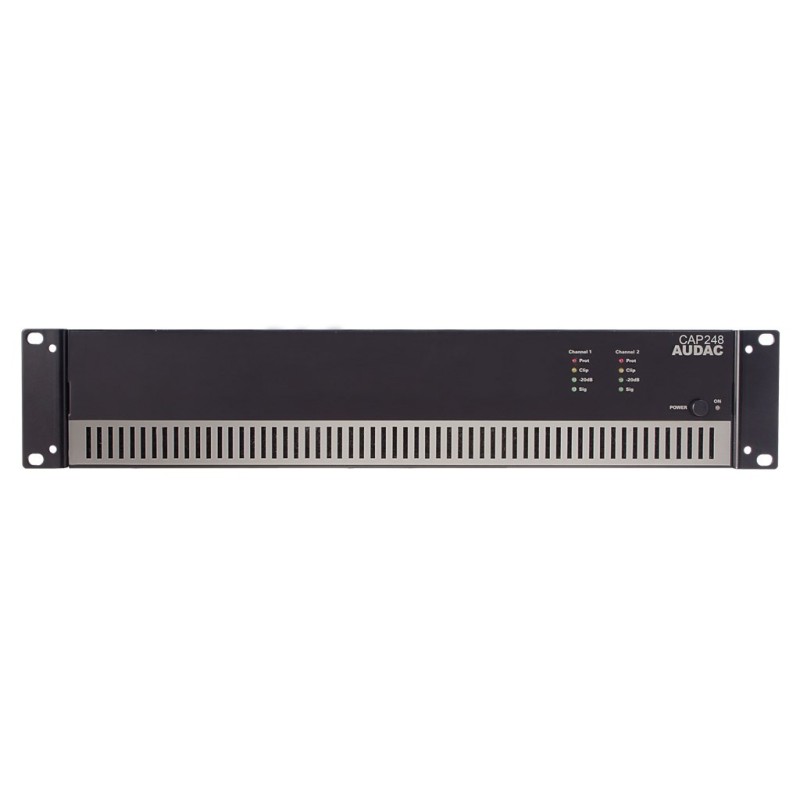 AUDAC CAP248 wzmacniacz audio 2.0 kan. Czarny