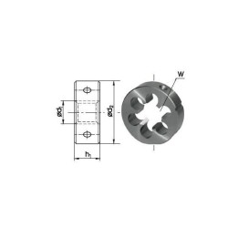NARZYNKA G 3/8" DIN-24231 (A) HSS 800