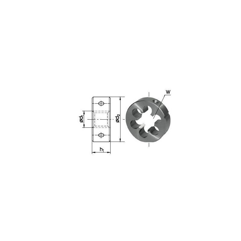 NARZYNKA G 3/8" DIN-24231 (A) HSS 800