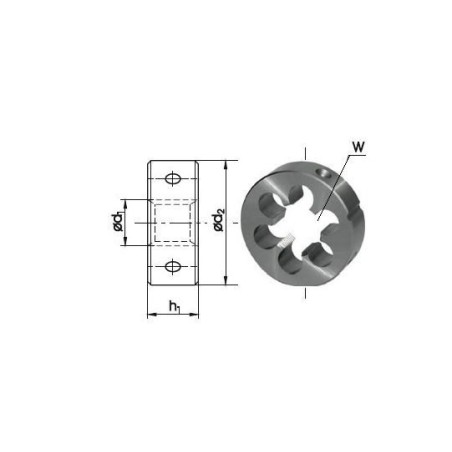 NARZYNKA G 3/8" DIN-24231 (A) HSS 800
