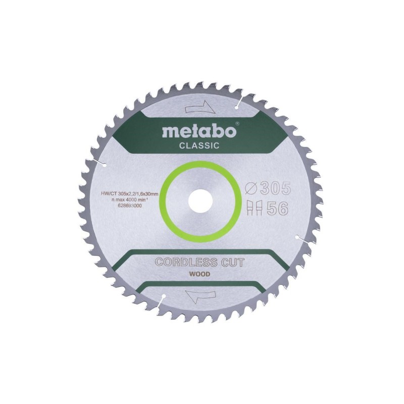 Metabo 628693000 ostrze do piły tarczowej 30,5 cm 1 szt. Metabo 628693000 ostrze do piły tarczowej 30,5 cm 1 szt.