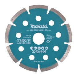 MAKITA TARCZA DIAMENTOWA 125x22,23mm SEGMENT (NA SUCHO) BETON, GRANIT, MARMUR