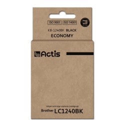 Tusz ACTIS KB-1240Bk (zamiennik Brother LC1240BK/LC1220BK Standard 19 ml 600 stron, czarny)