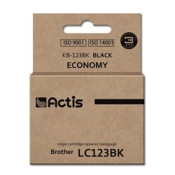 Actis KB-123Bk Tusz (zamiennik Brother LC123BK/LC121BK Standard 15 ml czarny)