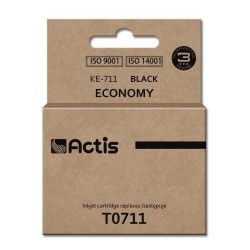 Tusz ACTIS KE-711 (zamiennik Epson T0711, T0891, T1001 Standard 15 ml czarny)