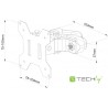 TECHLY UCHWYT NA SŁUP TV LED/LCD 13-30 CALI 10KG O