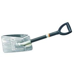 Fiskars 1000740 szufla/łopata Łopata do śniegu Aluminium, Plastik Czarny, Szary, Pomarańczowy