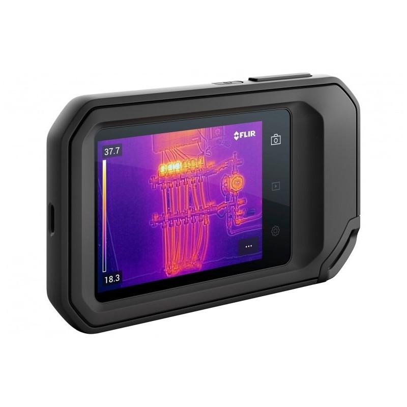 FLIR KAMERA TERMOWIZYJNA Z TECHNOLOGIĄ POPRAWY OBRAZU MSX WI-FI I ŁĄCZNOŚCIĄ W CHMURZE, 160X120PX, DO 400STC, FOV 54X42ST, C5