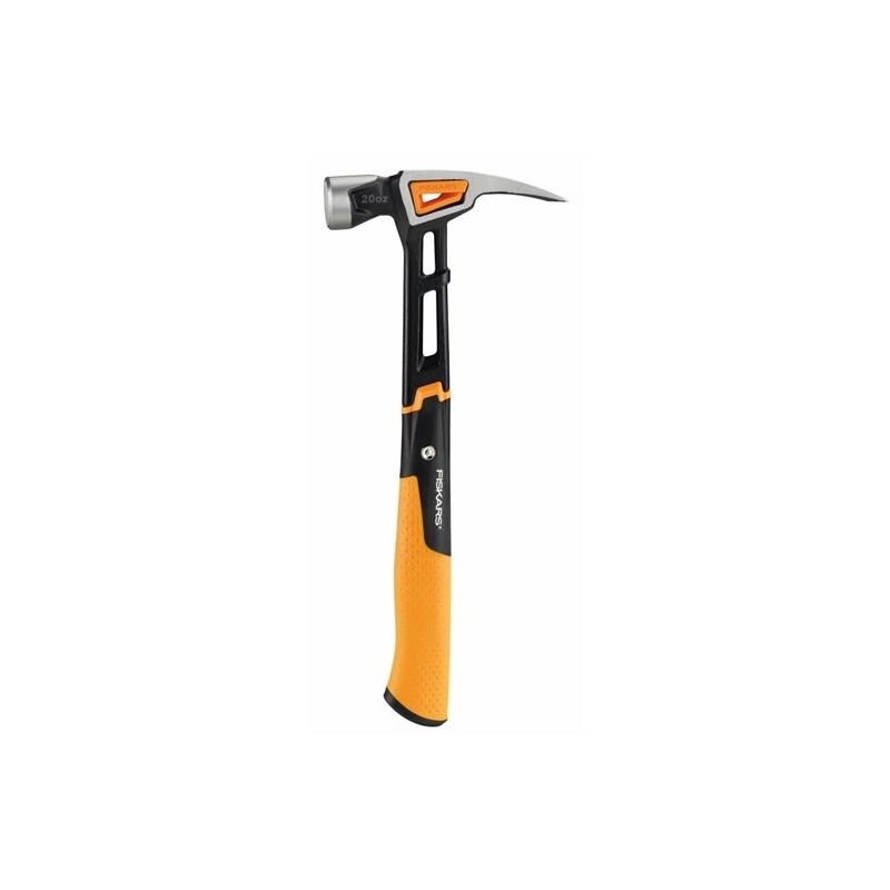 Młotek ciesielski Fiskars 1020214 Czarny, Metaliczny, Pomarańczowy