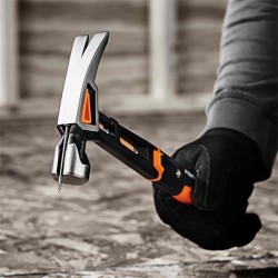 Młotek ciesielski Fiskars 1020214 Czarny, Metaliczny, Pomarańczowy