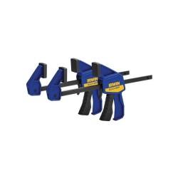 IRWIN T54122EL7 klamra Zacisk stolarski 30 cm Czarny, Niebieski, Żółty