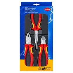Knipex Szczypce Izolowane Dla Elektryka Tnące Uniwersalne Półokrągłe 3 szt.