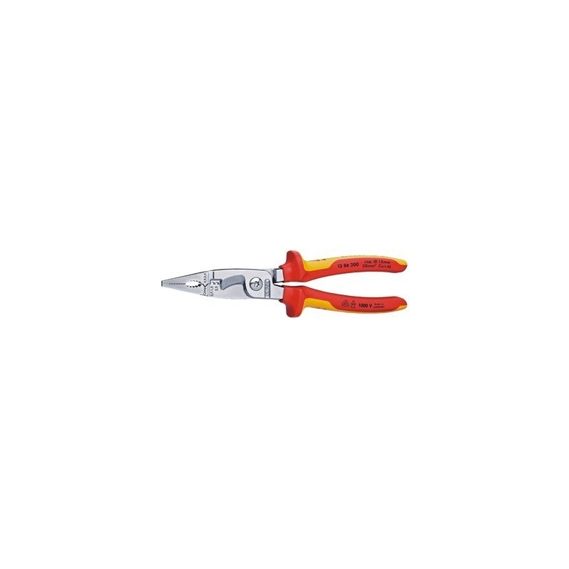 Knipex 13 86 200 szczypce Szczypce półokrągłe Knipex 13 86 200 szczypce Szczypce półokrągłe