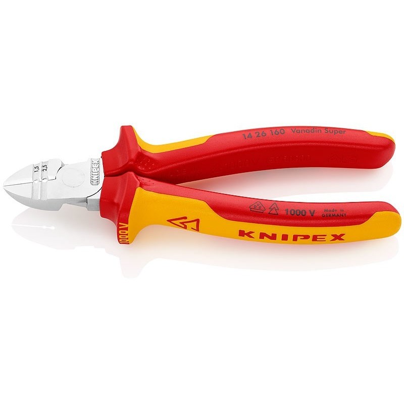 KNIPEX szczypce boczne izolowane 160mm KNIPEX szczypce boczne izolowane 160mm