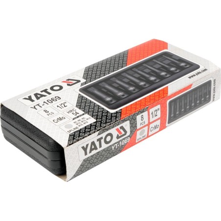 Zestaw kluczy udarowych trzpieniowych YATO YT-1069 (8)