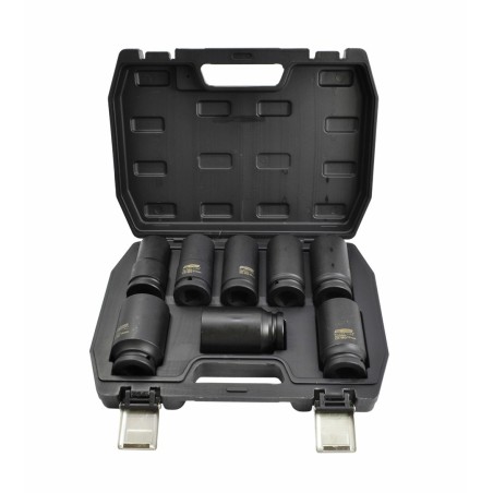 AW ZESTAW NASADEK UDAROWYCH 3/4" 8cz./24-38mm/ DŁUGIE BLACK LINE