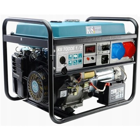 KÖNNER & SÖHNEN AGREGAT/GENERATOR BENZYNOWY 5,0kW 230/400V ROZRUCH ELEKTRYCZNY AVR VST KS7000E-1/3