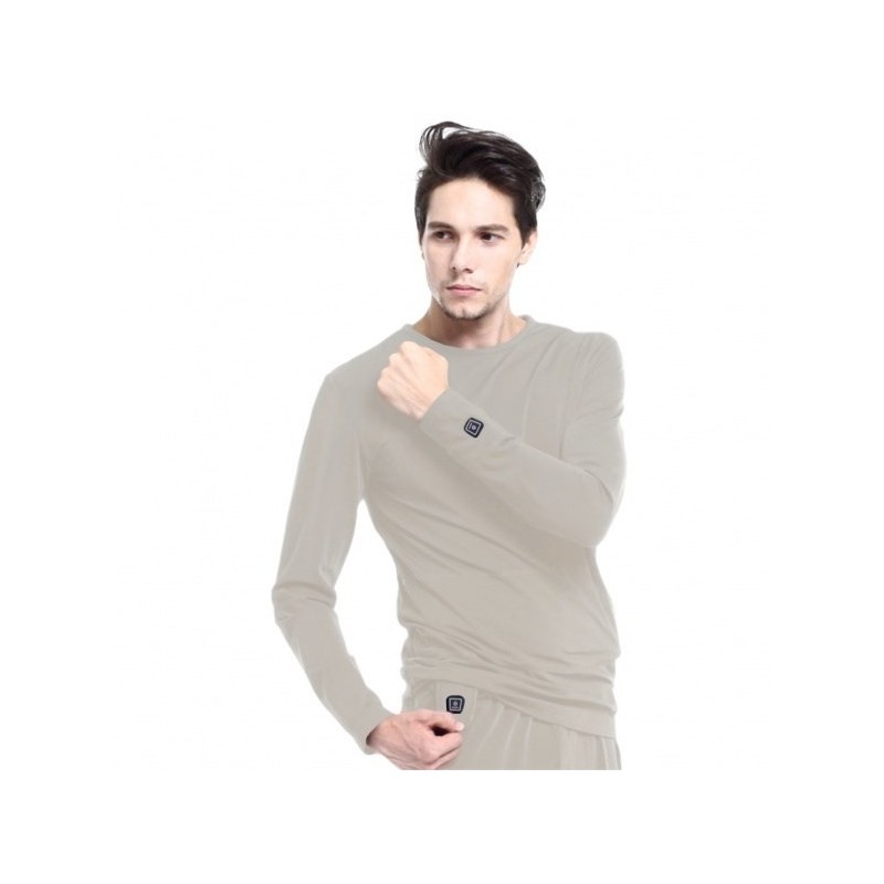 Glovii GJ1GM koszula/top Bluza Wycięcie pod szyją Długi rękaw Elastan, Poliester Glovii GJ1GM koszula/top Bluza Wycięcie pod szyją Długi rękaw Elastan, Poliester
