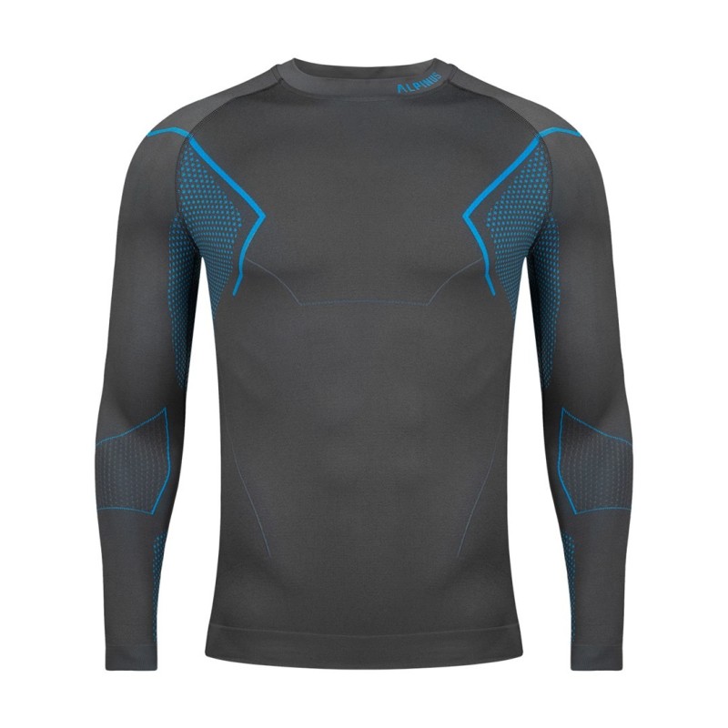 Bluza termoaktywna męska Alpinus Active Base Layer szara GT43860 2XL