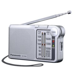 Radio kieszonkowe kompaktowe Panasonic RF-P150DEG-S (kolor srebrny)