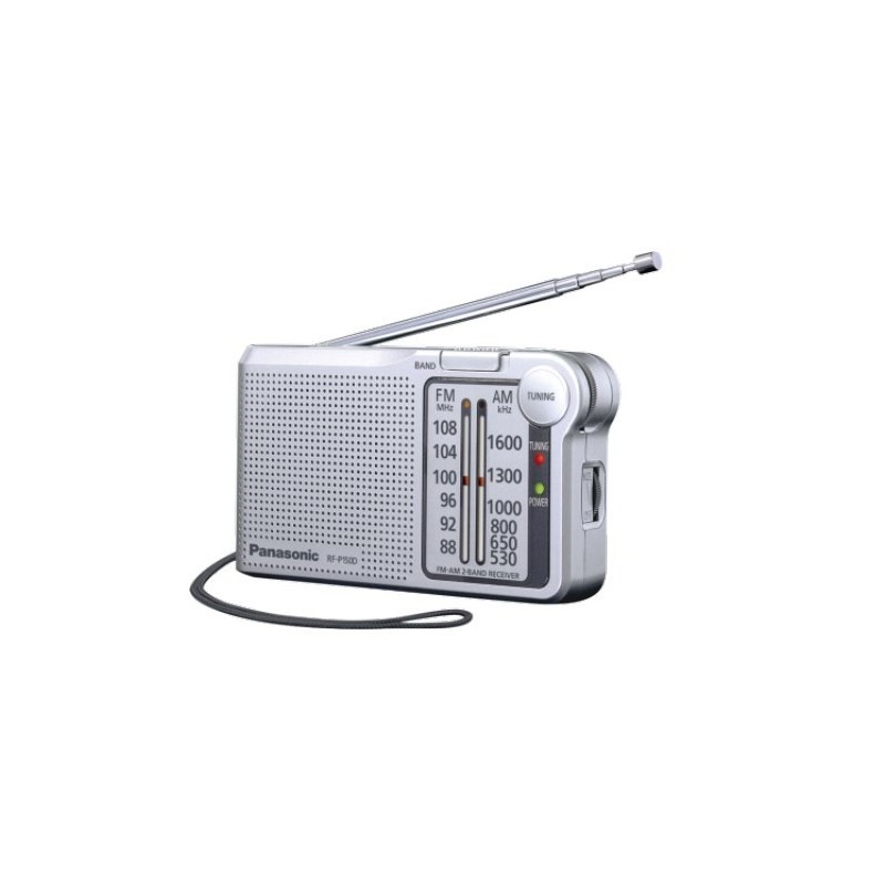 Radio kieszonkowe kompaktowe Panasonic RF-P150DEG-S (kolor srebrny) Radio kieszonkowe kompaktowe Panasonic RF-P150DEG-S (kolor srebrny)