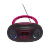 Denver TCL-212BT PINK odtwarzacz CD przenośny czarny, różowy