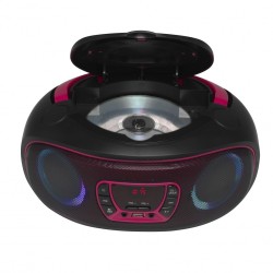Denver TCL-212BT PINK odtwarzacz CD przenośny czarny, różowy