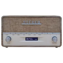 Denver DAB-36LW radio Przenośny Cyfrowy Brązowy, Biały