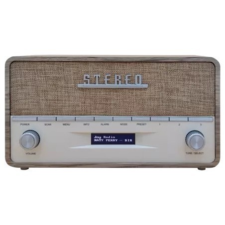 Denver DAB-36LW radio Przenośny Cyfrowy Brązowy, Biały