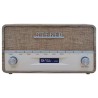 Radio przenośne cyfrowe Denver DAB-36LW brązowy, biały
