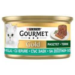 Purina Gourmet Gold królik - mokra karma dla kota - 85 g