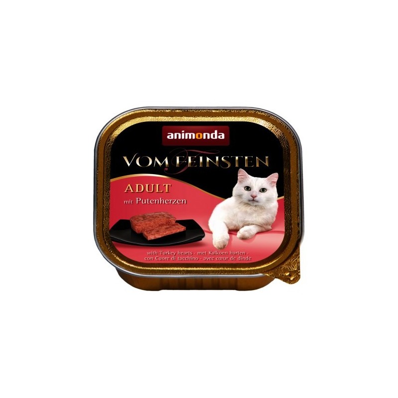 ANIMONDA Vom Feinsten Classic Cat serca indyka - mokra karma dla kota - 100g