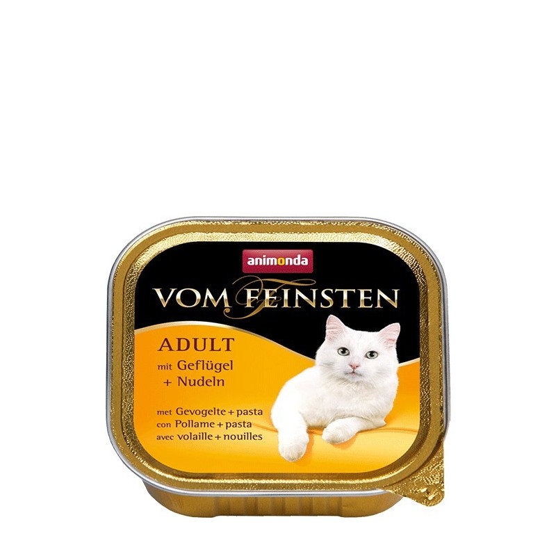 ANIMONDA Vom Feinsten Menue Cat drób z makaronem - mokra karma dla kota - 100g