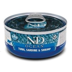 FARMINA N&D Cat Ocean Tuna, Sardine&Shrimps - mokra karma dla kota - 70 g