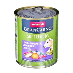 ANIMONDA GranCarno Superfoods jagnięcina - mokra karma dla psa - 800g