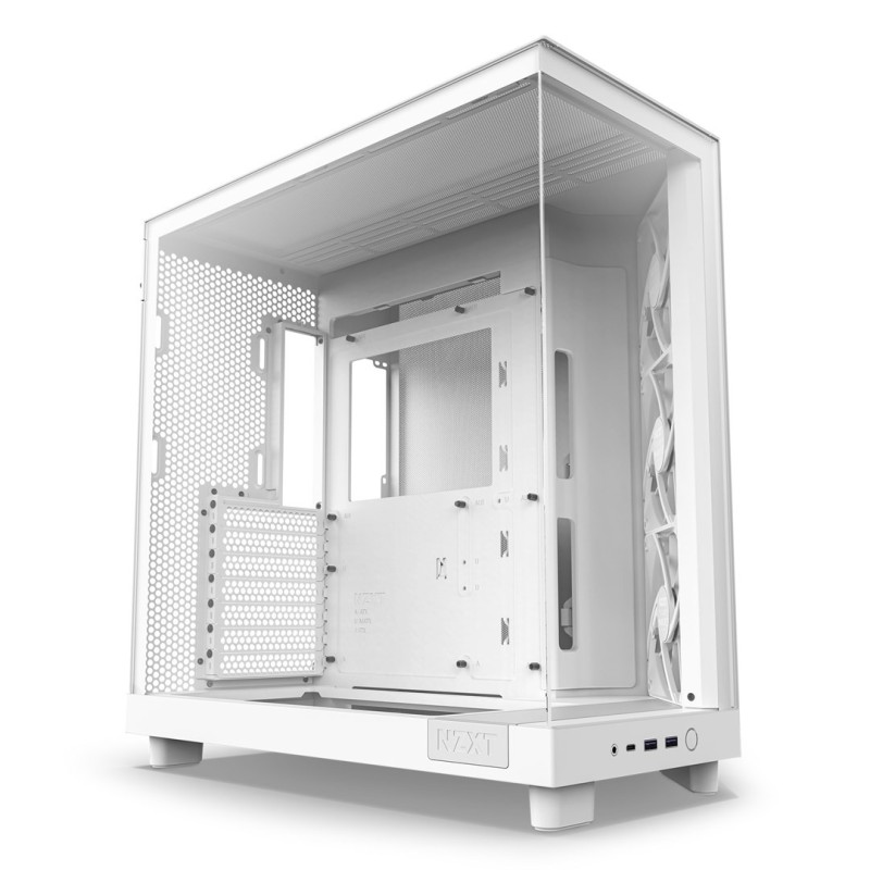 NZXT OBUDOWA KOMPUTEROWA NZXT OBUDOWA H6 FLOW MIDI TOWER Z OKNEM BIAŁA NZXT OBUDOWA KOMPUTEROWA NZXT OBUDOWA H6 FLOW MIDI TOWER Z OKNEM BIAŁA