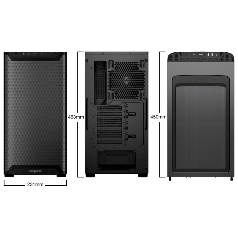 OBUDOWA BE QUIET! PURE BASE 501 Airflow Window Black OBUDOWA BE QUIET! PURE BASE 501 Airflow Window Black