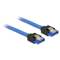 Kabel DELOCK 84979 (SATA - SATA 0,50m kolor niebieski)