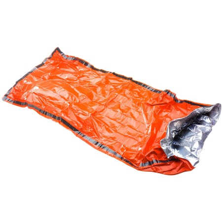 Deuter Bivibag UL Dorosły Śpiwór typu mumia Aluminium, Poliester, Polietylenosulfon (PES), Poliuretan (PU) Czarny, Pomarańczowy