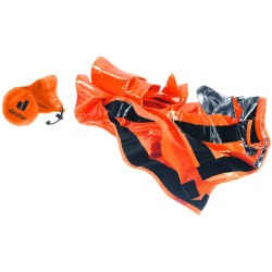 Deuter Bivibag UL Dorosły Śpiwór typu mumia Aluminium, Poliester, Polietylenosulfon (PES), Poliuretan (PU) Czarny, Pomarańczowy