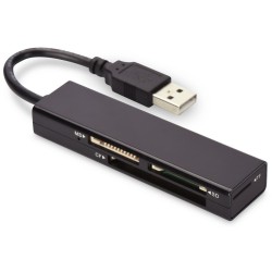 Czytnik kart Ednet 85241 (Zewnętrzny CompactFlash, Memory Stick, MicroSD, MicroSDHC)