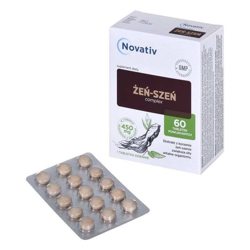 Novativ Żeń-szeń Complex 60tabl. Novativ Żeń-szeń Complex 60tabl.